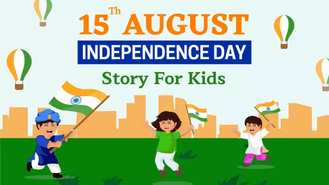 Independence Day Celebration Kids Story Holiday YouTube Thumbnail Template