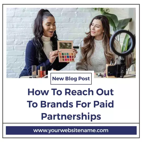 Informative Business Strategy for Paid Brand Partnerships Ad Template