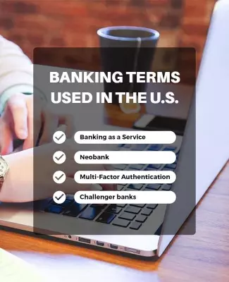 Informative Modern Banking Terms Used in the U.S. Poster Template