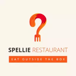 Innovative 3D Food Design Symbolizing Restaurant Experience Logo Template