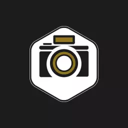 Innovative Black and White Photography Iconic Camera Logo Template