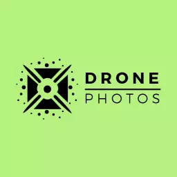 Innovative Black Drone Design Perfect for Aerial Photography Logo Template