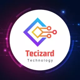 Innovative Blue and Purple Graphic Design for Technology Logo Template