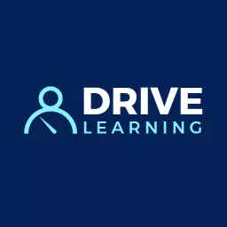 Innovative Blue Learning Approach for Safe Driving Logo Template