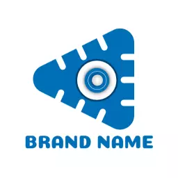 Innovative Blue Speaker Design Representing Sound Quality Logo Template