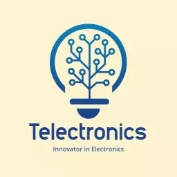 Innovative Blue Technology Design Symbolizing Electronics Logo Template