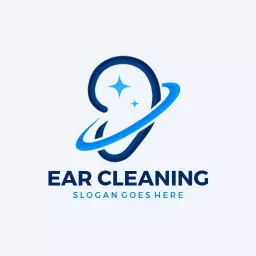 Innovative Ear Cleaning Services with Bright Healthcare Logo Template