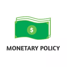 Innovative Green Currency Representation for Monetary Policy Logo Template