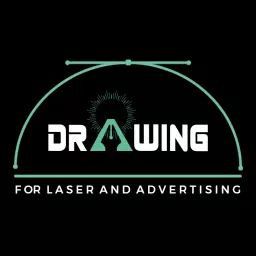 Innovative Laser and Advertising Drawing Design Logo Template