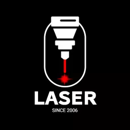 Innovative Laser Cutting Technology Showcased with Precision Logo Template