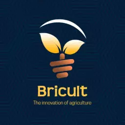 Innovative Light Bulb and Leaf Symbol Representing Agriculture Logo Template