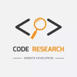 Innovative Magnifying Glass Highlights Website Development Logo Template