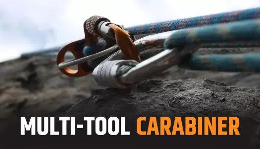 Innovative Orange Multi-Tool Carabiner Visiting Card Template