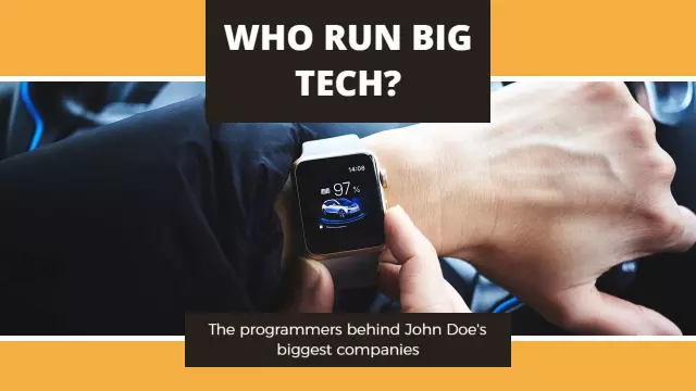 Innovative Programmers Behind Big Tech Companies YouTube Thumbnail Template