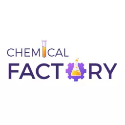 Innovative Purple Chemical Laboratory Creating New Solutions Logo Template