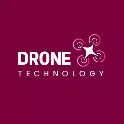Innovative Purple Drone Design Showcasing Technology Logo Template
