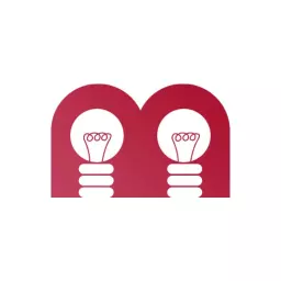 Innovative Red Lightbulb Design Representing Electronics Logo Template