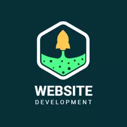 Innovative Rocket Launch Graphic for Website Development Logo Template