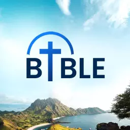 Inspirational Blue Sky and Mountain Scene Bible Logo Template
