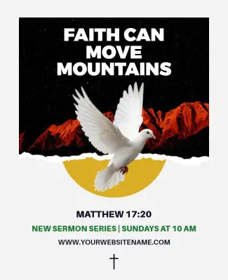 Inspirational Church Event Poster Template