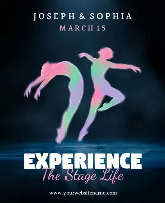 Inspirational Dance Show Poster Template