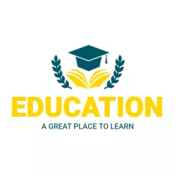 Inspirational Graduation Cap and Books Inviting to Education Logo Template