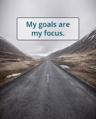 Inspirational Mountain Road Journey Motivation Poster Template