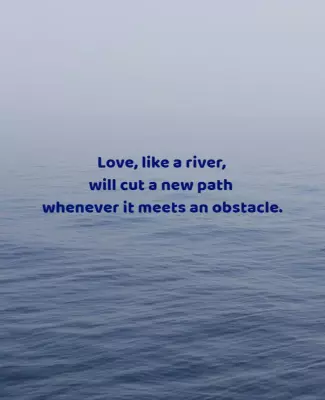 Inspirational Ocean View Quote on Overcoming Obstacles Poster Template