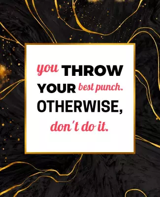 Inspirational Quote Motivational Flyer Template