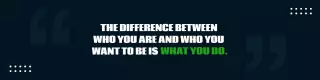 Inspirational Quotes on Dark Background for LinkedIn Banner Template