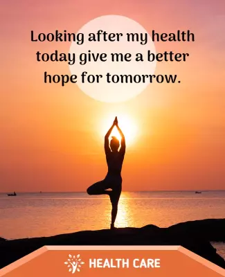 Inspiring Orange Sunrise Yoga and Wellness Poster Template