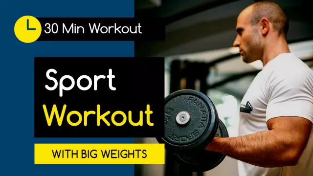 Intense Weightlifting Sport Fitness YouTube Thumbnail Template