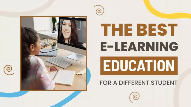 Interactive E-Learning Classroom Setup YouTube Thumbnail Template