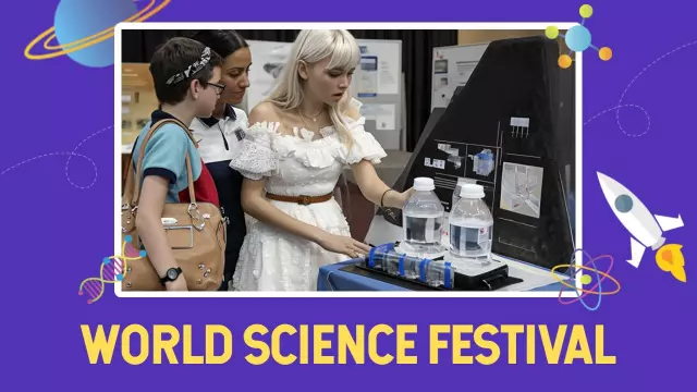 Interactive Science Exhibit World Science Festival Trending YouTube Thumbnail Template