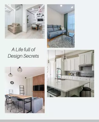 Interior Design Inspirations Showcase Flyer Template