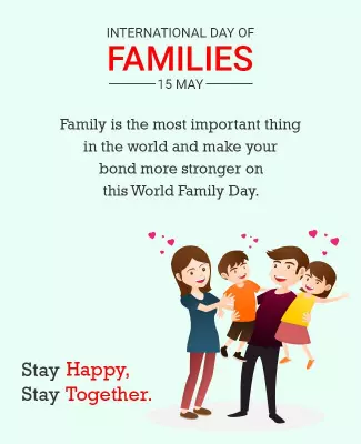 International Families Day Celebration Flyer Template
