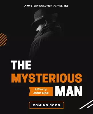Intriguing Dark Mystery Documentary Series Poster Template