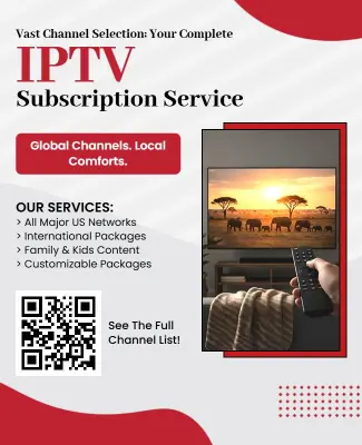 IPTV Global Subscription Service Flyer Template