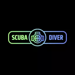 Iridescent Scuba Diving Design for Adventurous Diver Logo Template