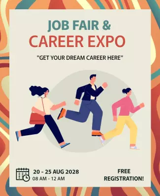 Job Fair and Career Expo Flyer Template