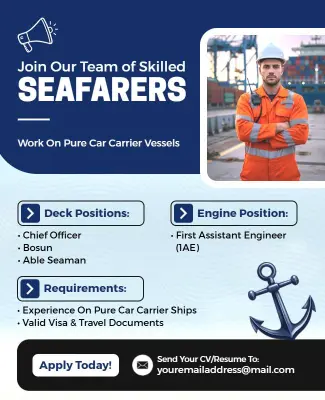 Join Our Skilled Seafarers Recruitment Flyer Template