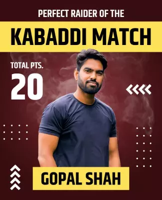 Kabaddi Match Event Promotional Flyer Template