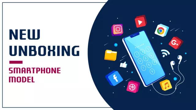 Latest Smartphone Unboxing Review YouTube Thumbnail Template