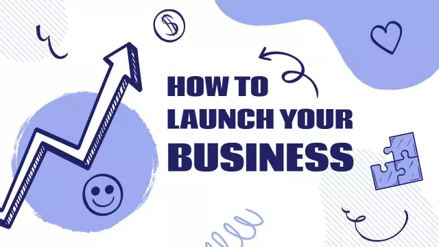 Launch Your Business Growth Strategy YouTube Thumbnail Template