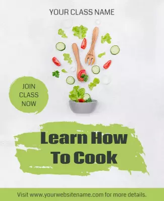 Learn How to Cook Flyer Template