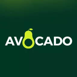 Lively Green Avocado Design Showcasing Freshness and Quality Logo Template