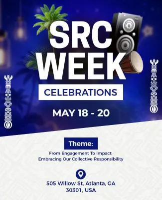 Lively SRC Week Celebration Poster Template