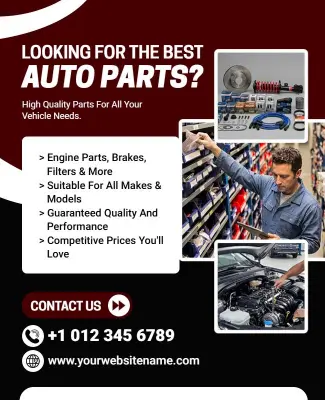Looking for the Best Auto Parts Promotion Flyer Template