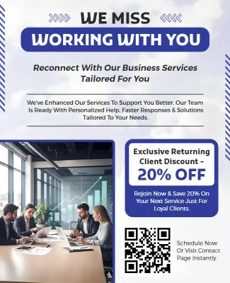Loyal Client Offer Business Flyer Template