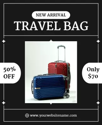 Luggage Sale Promotional Flyer Template